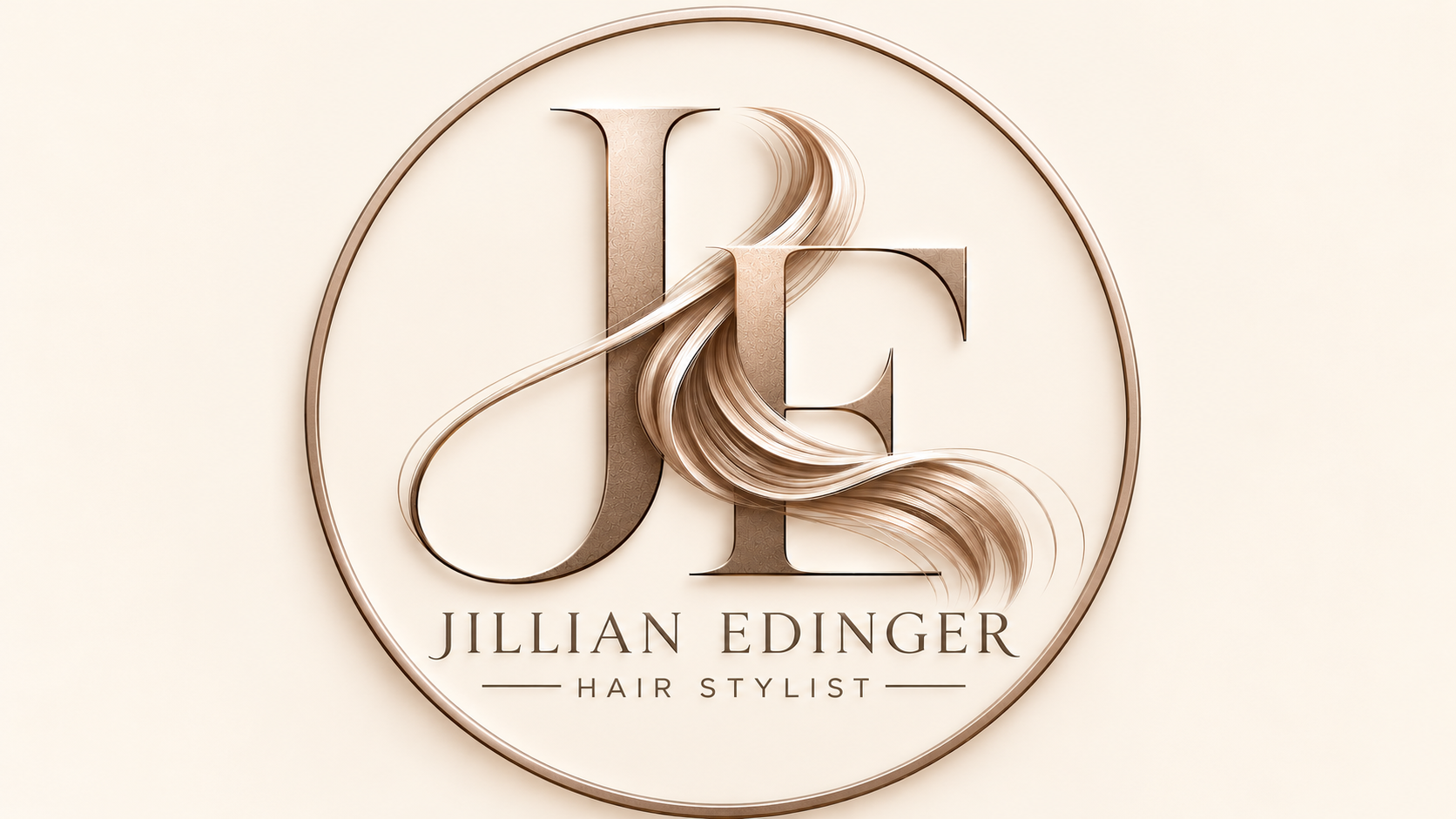 Jillian Edinger Hair Stylist JE logo